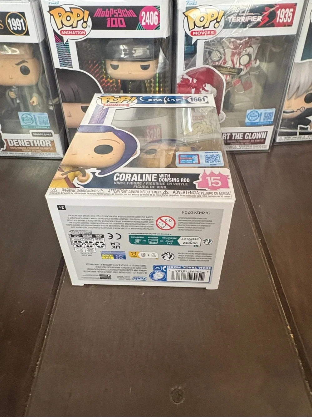 Funko Coraline Pop! Vinyl Figure - Blue Hair, Yellow Outfit